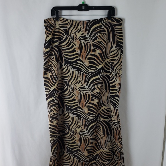 Diana Marco Sheer Animal Print Skirt #59 - Picture 1 of 6